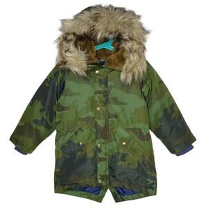 crewcuts Boys' Camouflage Parka Coat Jacket size 3